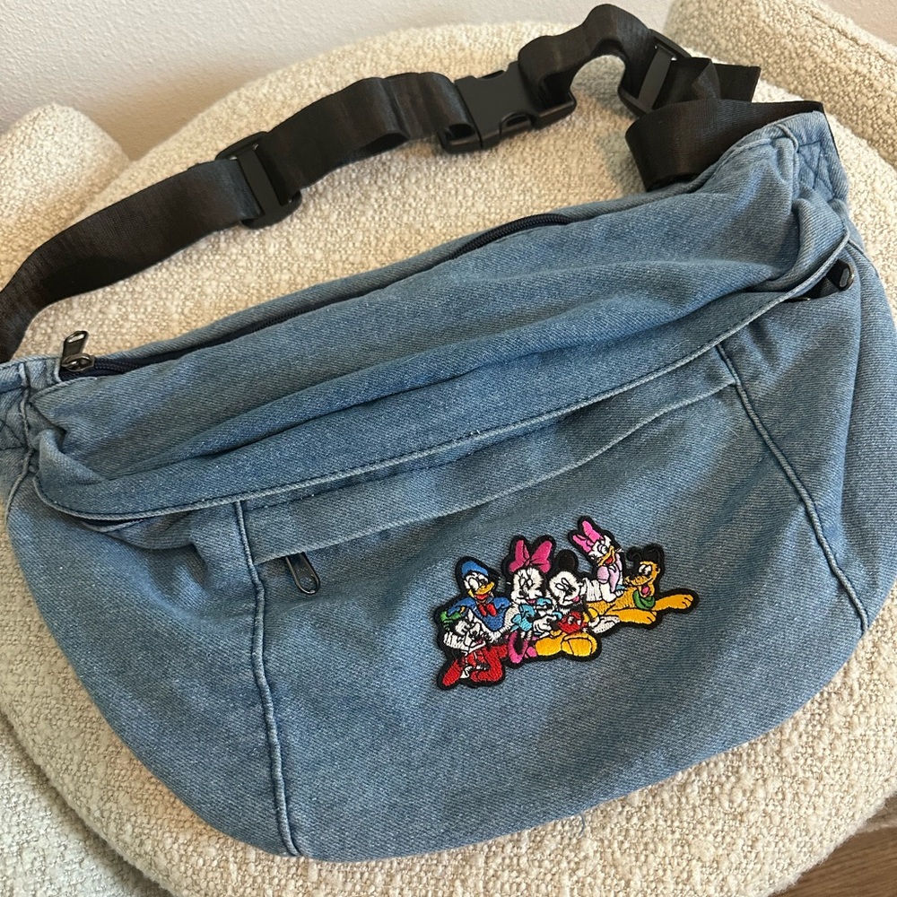 COPY - Denim Disney Oversized Fanny Bum Bag Chest Pack